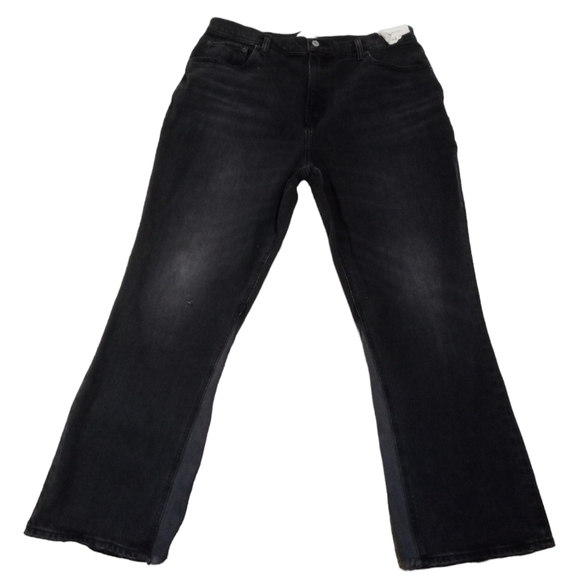 Abercrombie & Fitch Denim - Abercrombie & Fitch Gift-able Kick Flare Ultra High Rise Frayed Hem Sz 33